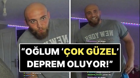 İstanbul'da Hissedilen 6.1'lik Depreme Canlı Yayında Yakalanan Yayıncının Tavırları Dikkat Çekti