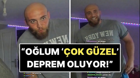 İstanbul'da Hissedilen 6.1'lik Depreme Canlı Yayında Yakalanan Yayıncının Tavırları Dikkat Çekti