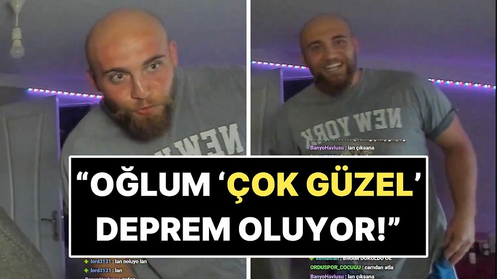 İstanbul'da Hissedilen 6.1'lik Depreme Canlı Yayında Yakalanan Yayıncının Tavırları Dikkat Çekti