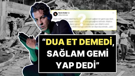 Şarkıcı Norm Ender'den Bitmek Bilmeyen Deprem Tedbirsizliğine "Nuh" Örneğiyle Sert Tepki!