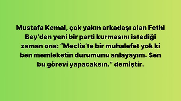 6. Mustafa Kemal, bu sözüyle aşağıdakilerden hangisine vurgu yapmıştır?