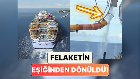 Felaketin Eşiğinden Dönüldü: Dünyanın En Büyük Cruise Gemisi Icon of the Seas'in Meşhur Su Kaydırağı Kırıldı