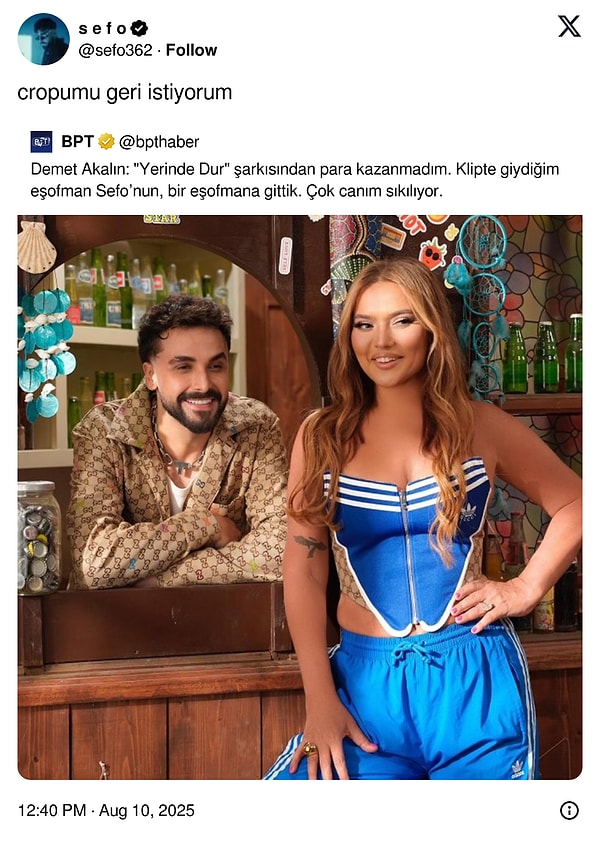 Yanıt gecikmedi!