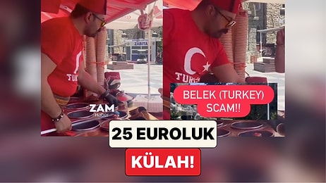 Bir Turist Türkiye'de Dondurmacı Tarafından Nasıl Dolandırıldığını "Türkiye Dolandırıcılığı" Notuyla Anlattı