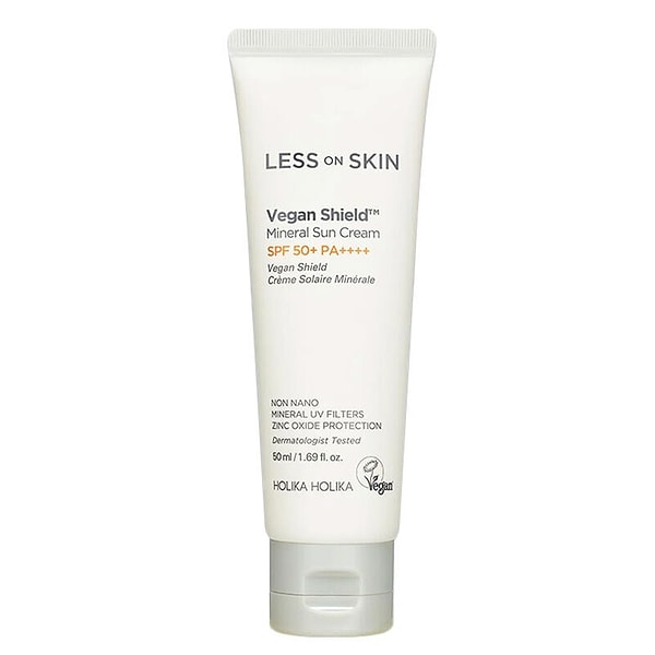5. Holika Less On Skin Vegan Sun Cream