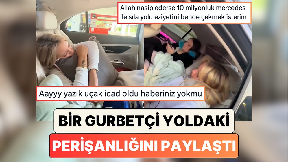 Yine Bir Gurbetçi Kendi Aracıyla Ülkemize Gelirken Yaşadığı Perişanlığı Paylaştı