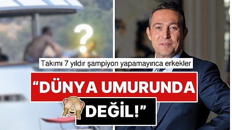 15 Milyon Dolarlık Yatında Tüm Dertlerini Unutan Ali Koç'un Zevk-i Sefası Fenerbahçe Taraftarını Kızdırdı!