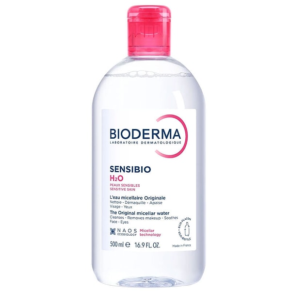 1. Bioderma Sensibio H2O Yüz ve Makyaj Temizleme Suyu