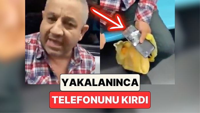Metroda Kadınların Fotoğrafını Çekerken Yakalanan Adam Elleriyle Telefonunu Parçaladı