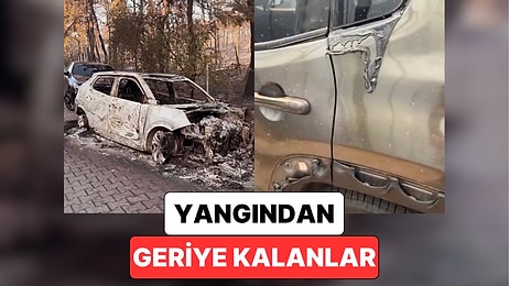 Kullanılamaz Hale Geldiler: Çanakkale'deki Yangında Birçok Otomobil Küle Dödü
