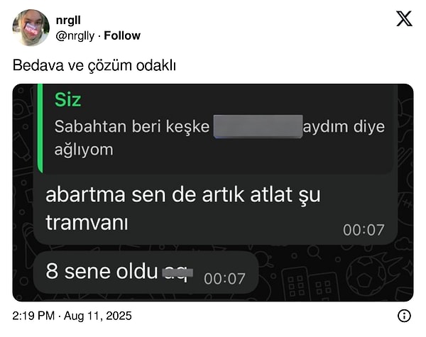 Yanıtlar genelde şu şekildeydi.