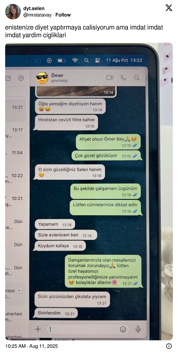 İşle aşk feci karışmış.