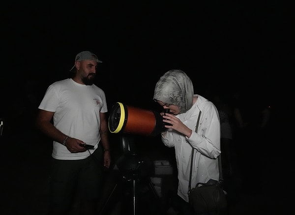 3 bin yıllık Zerzevan Kalesi’nde Perseid meteor yağmuru izlendi.