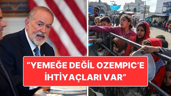 ABD’nin İsrail Büyükelçisinden Skandal Sözler: "Yemeğe Değil Ozempic'e (Zayıflama İlacı) İhtiyaçları Var"