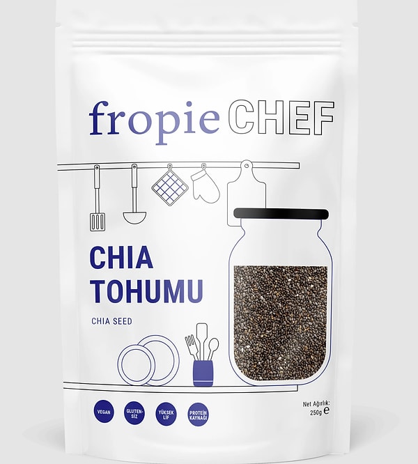 Fropie Chef Chia Tohumu, bugün sepette tam %45 indirim fırsatıyla!