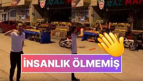 İnsanlık Ölmemiş Dedirten Esnaf: Manavının Kapısını Kilitlemiyor, Ürünlerini Dışarıya Bırakıyor