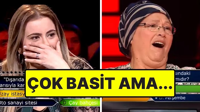 Kim Milyoner Olmak İster'deki Çok Basit Olmasına Rağmen Heyecandan Yanlış Yanıt Verilen Sorular