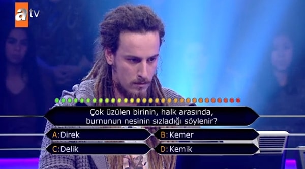 Çok üzülen birinin, halk arasında, burnunun nesinin sızladığı söylenir?