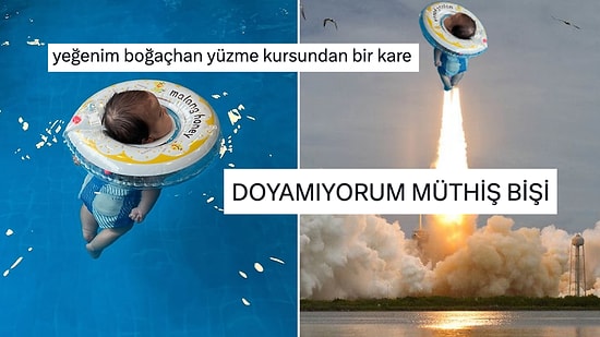 Havuzda Keyif Yapan Tombiş Bebek 'Boğaçhan'ın Fotoğrafı Goygoyculara İlham Verince Olanlar Oldu