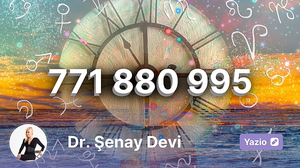 18 - 28 Ağustos 2025 Haftasının Sayı Sekansı: 771 880 995