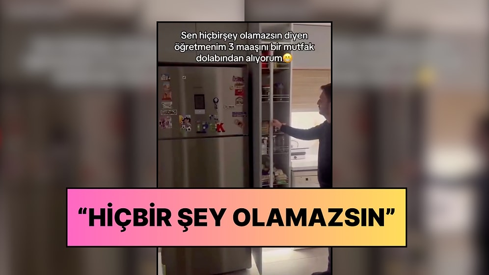Öğretmenine Gönderme Yapan Marangozdan Düşündüren Sözler: "Tek İşte 3 Katını Kazanıyorum"
