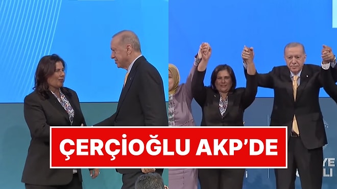 Özlem Çerçioğlu AKP’ye Geçti! Cumhurbaşkanı Erdoğan'la İlk Görüntü