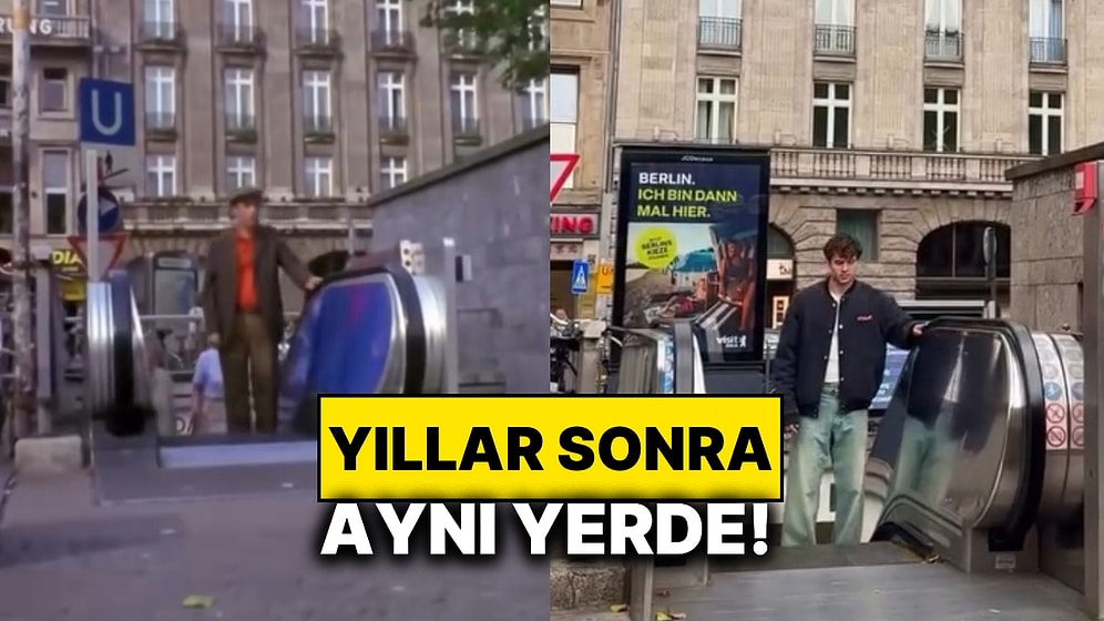 İçerik Üreticisi Ragıp Narin, Kemal Sunal’ın 40 Yıl Önce Köln’de Çektiği Sahneyi Yeniden Canlandırdı