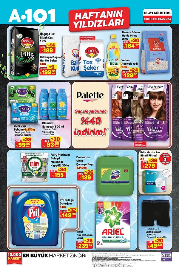 Doğuş Filiz Siyah Çay 189 TL
