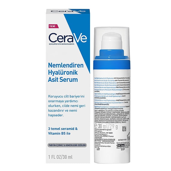 CeraVe Nemlendiren Hyalüronik Asit Serum