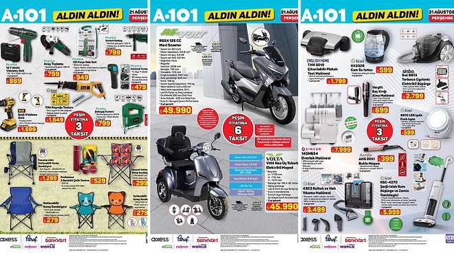 A101'e Valiz Seti Geliyor! 21 Ağustos 2025 A101 Aldın Aldın Kataloğu