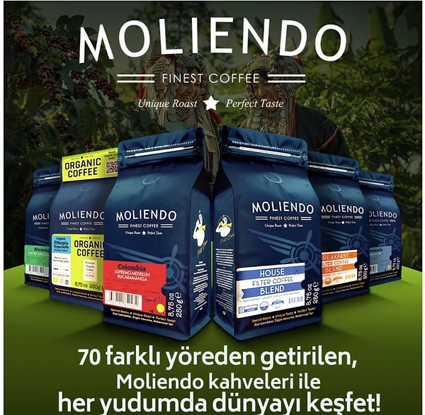 Moliendo Amalfi Espresso Blend Kahve