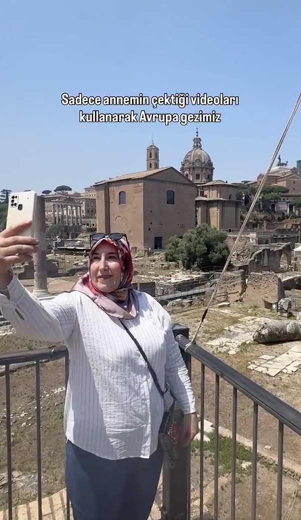 Hilal Özen isimli bir içerik üreticisi, annesiyle birlikte Avrupa gezisine gitti.
