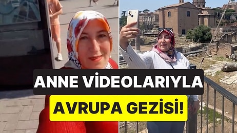 Annesinin Çektiği Videoları Kullanarak Avrupa Gezisini Paylaşan Kullanıcı Güldürdü