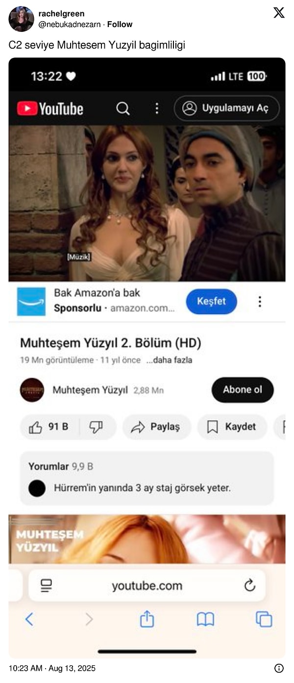 Eski dizileri yad etmeden olmaz...