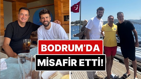 Acun Ilıcalı ve Barcelona'nın Efsane Futbolcusu Gerard Piqué Bodrum'da Bir Araya Geldi!