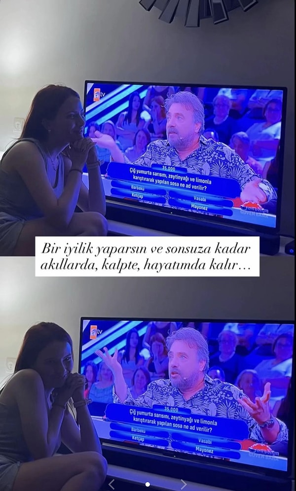 Başak Yıldırım isimli yarışmacı, TikTok hesabı üzerinden yaptığı paylaşımda Oktay Kaynarca'ya teşekkür metni yayınladı.