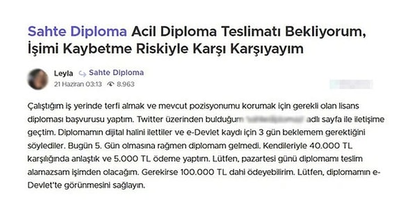 Kadının işi acilmiş ama!