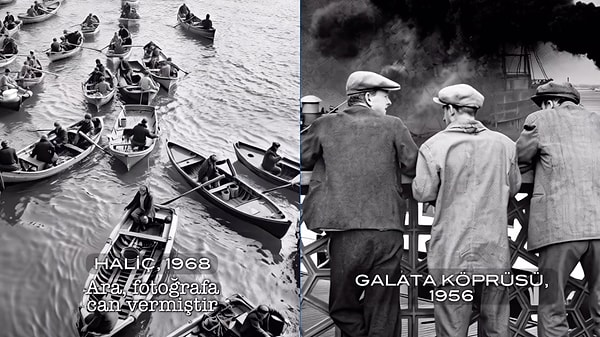 Ara Güler’in çektiği fotoğraflar yapay zekayla canlandırıldı.