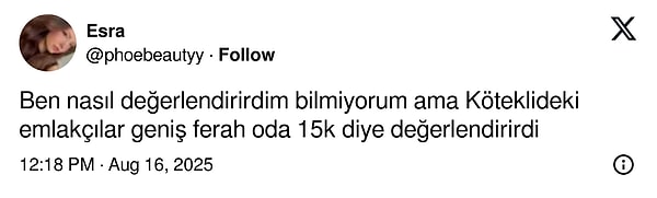 "Geniş ferah oda"👇