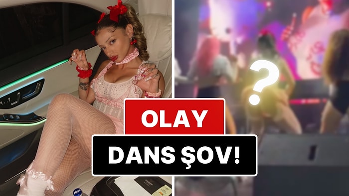 Kıbrıs Konserinde Jartiyerli Kombiniyle Firikik Veren Alizade'nin Dansı Dikkat Çekti