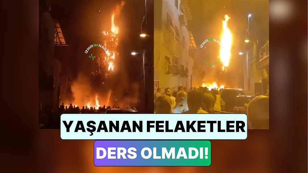 Yaşanan Felaketler Ders Olmadı: İzmir'de Bir Düğünde Atılan Havai Fişek Yangına Sebep Oldu