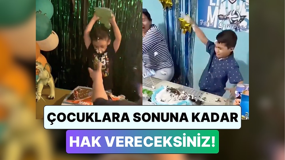 Doğum Günlerinde Aileleri Tarafından Yapılan Şaka Karşısında Sinir Krizi Geçiren Çocuklara Hak Vereceksiniz