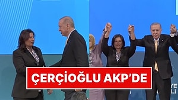 CHP’li Aydın Büyükşehir Belediye Başkanı Özlem Çerçioğlu, AKP’ye geçti.