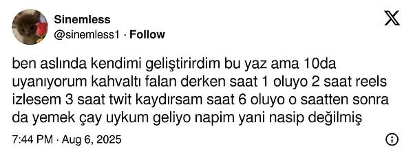 Kahvaltı kahve derken bir bakmışız gün bitmiş.