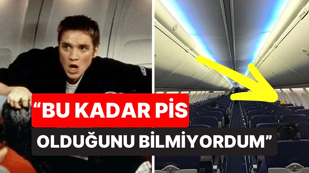"Bu Kadar Pis Olduğunu Bilmiyordum": Kocasının Uçakta Yaptığı Şeyden Dolayı Dehşete Kapılan Kadın