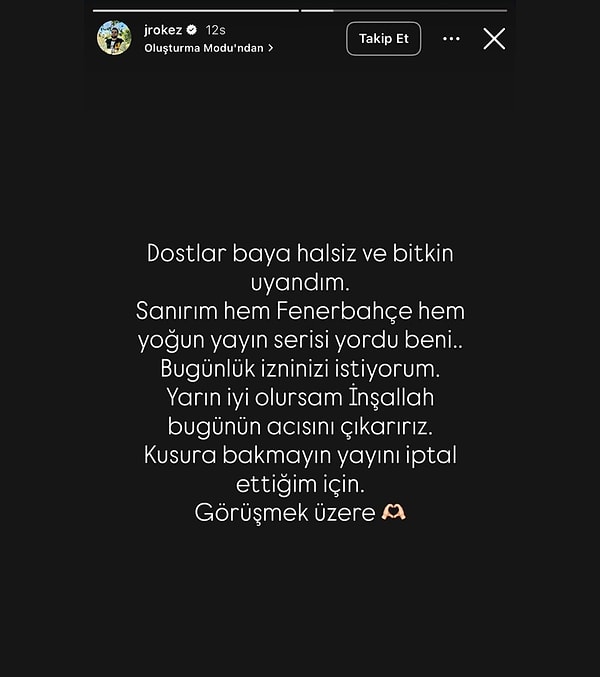 Jrokez'in ölüm haberinin ardından Instagram'daki son paylaşımı gündem oldu.