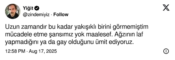 Farklı düşünenler oldu.