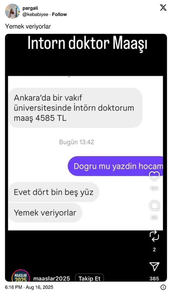 Yan haklar iyiymiş.