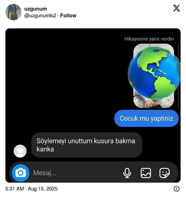 Ufak bir detay...