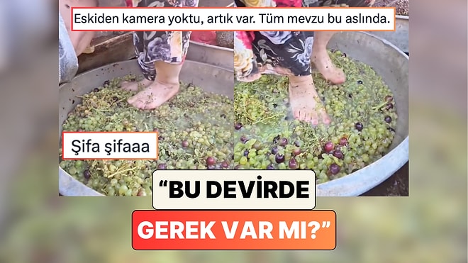 Bu Devirde Gerek Var mı? İzmir'de Bir Teyzenin Geleneksel Yöntemlerle Yaptığı Pekmez Sosyal Medyada Olay Oldu